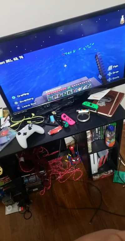 Gotta pass the time while fishing somehow, right?