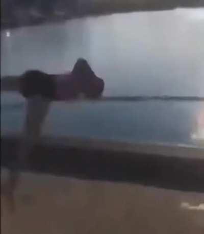 He didn't jump high enough