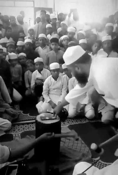 Break the haram stuff, record yourself breaking it using the same haram stuff, show it to the people using the haram stuff.... 