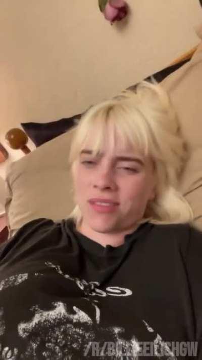 Billie and her massive milkers in motion