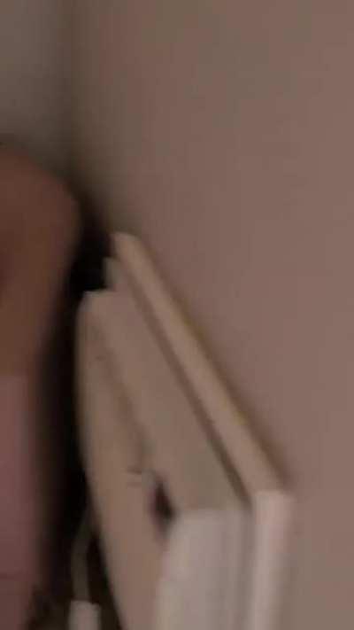 Police get a domestic dispute call. When they get there, the guy tries to flee in a pickup truck