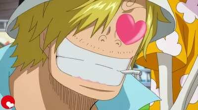 Nami and Robin playing volleyball naked