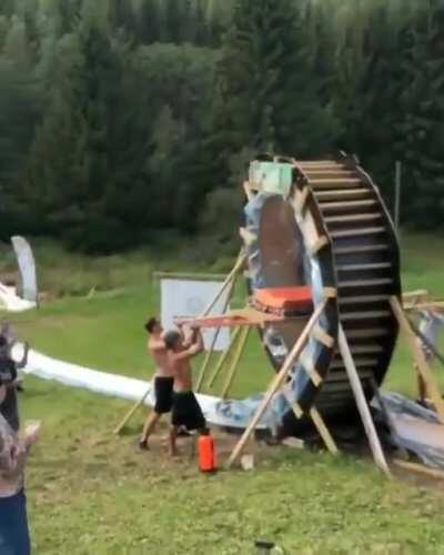 Just on the corner of the neighbourhood