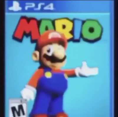 Super Mario on the PS4