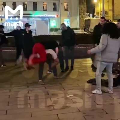 This dude thought he was at wrestlemania 