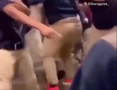 When you are in a fight but you get boogie bombed