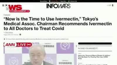 Alex Jones take Ivermectin Live on his show&hellip;
