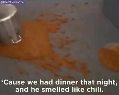 Kevin talking about his chili experience