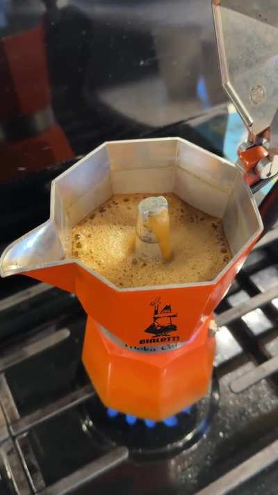 Espresso grind + Turkish grind somehow perfect!