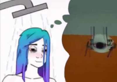 Parents: Why do you take such long showers? You're wasting all the hot water.