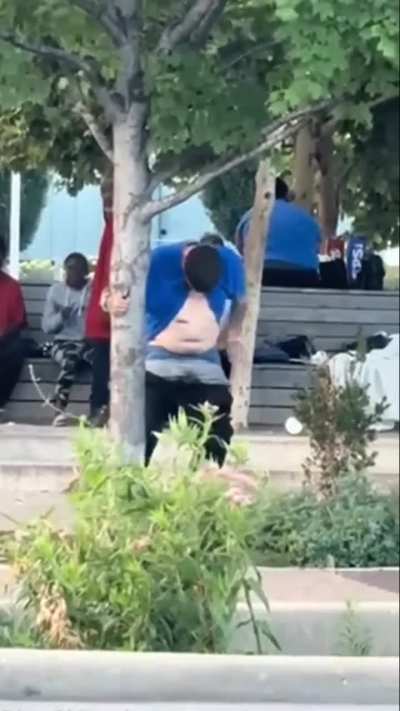 Indianapolis crackhead sets his balls on fire