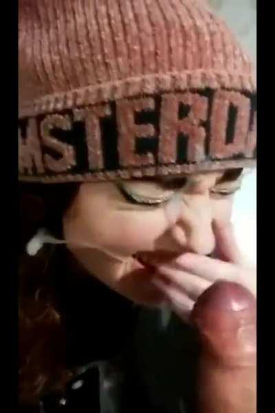 Got it on her Amsterdam Beanie