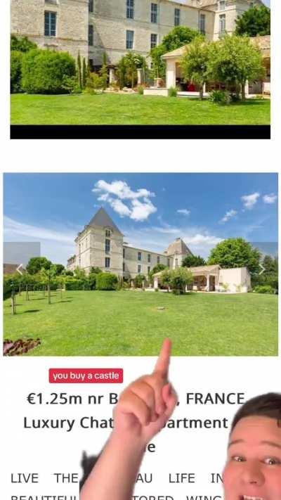 Buy a castle instead