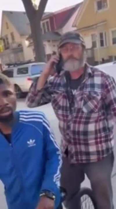 Man detains special needs man accusing him of stealing a bike..