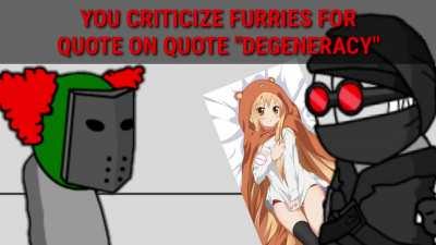 Hank is a weeaboo (Tricky is a furry 3)