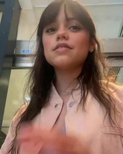 Pov you look up at Jenna Ortega
