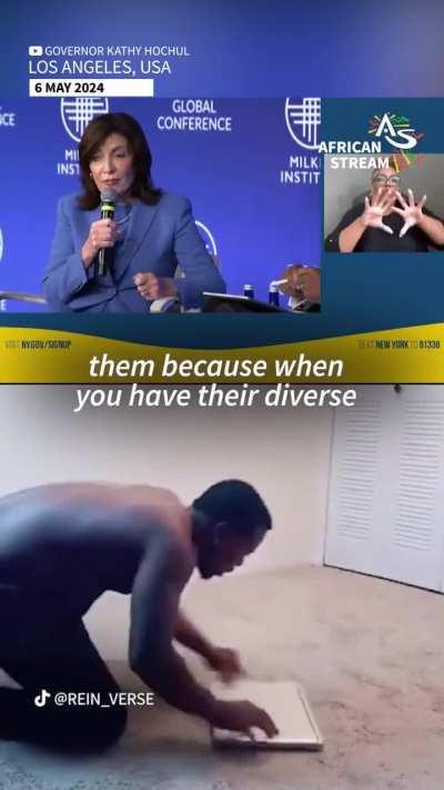 To go on a talk about how black kids from New York do not know what a computer is