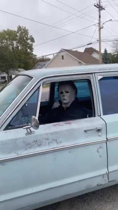 I sent you to the store, Michael Myers!