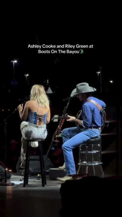 Riley Green + Ashley Cooke @ BOTC 🔥