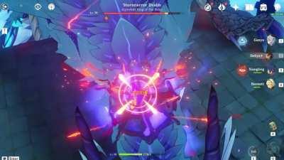 Dehya's E doesn't even work on Dvalin!!!