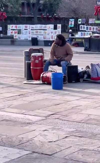 Even his dog is talented