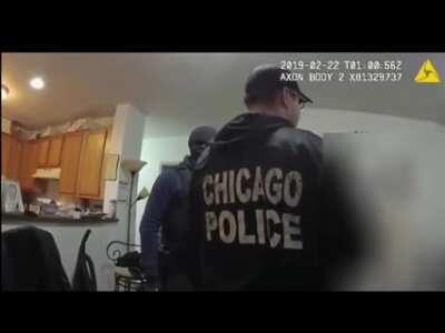 Cops show up at the wrong apartment and arrest an innocent naked woman.