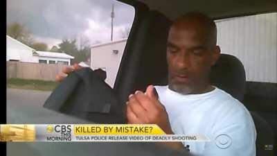 Oklahoma cop shot and killed unarmed black man accidentally. Fellow police officers say the cop was the true victim. The cop was given a 4 year prison sentence, but only served 2.