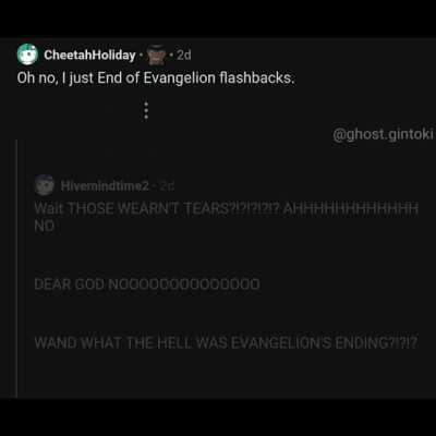 Your honour, Shinji did it ironically