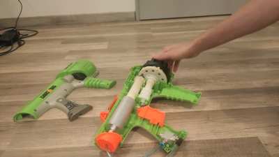 I made a drop-in magnetic swappable turret for my HPA DartTag Hyperfire!