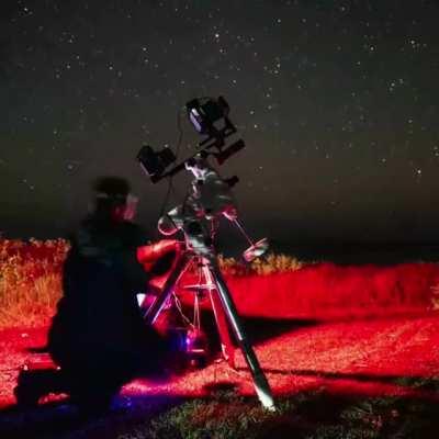 Astrophotography on Polaroids
