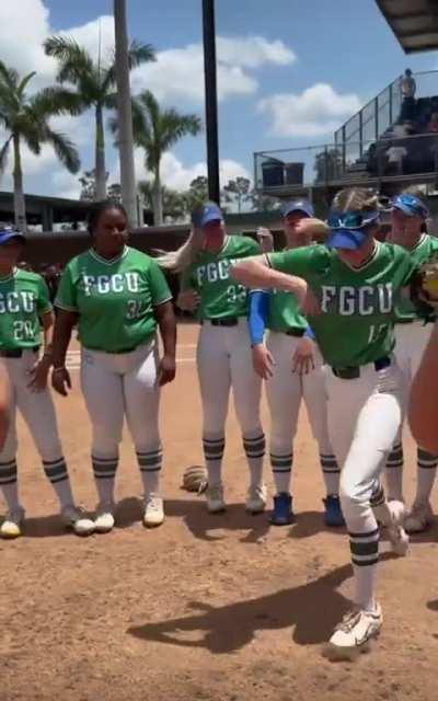Softball celebrations