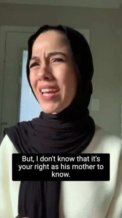 An actual dialect between a Palestinian mother and a zionist occupying terrorist soldier