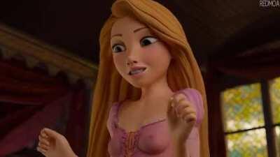 Rapunzel tries something new (Redmoa) [Disney, Tangled]