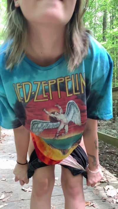 my hike got a little bit tooo much fun [gif]