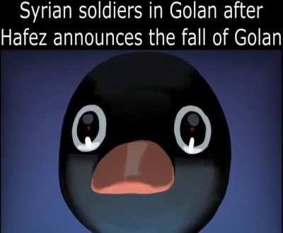 when you announce the fall of golan 3 hours before the fall of golan