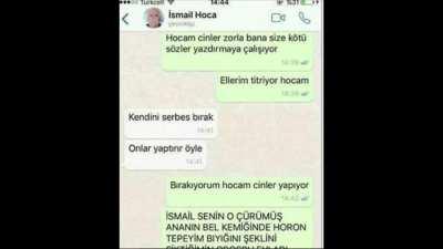 Ellerim titriyor hocam