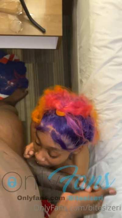 All she is waiting for is a FACIAL full of PROTEIN 💦 All of her content in commenz 👇