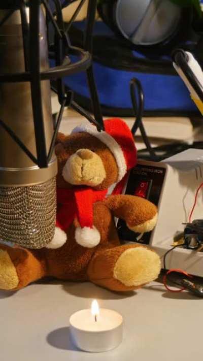 Our depressed Christmas teddy