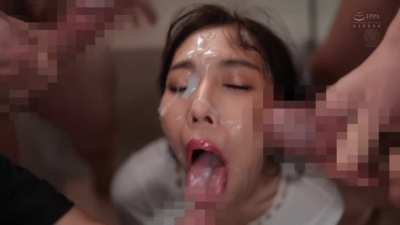 Mrs. Ueha taking shots! ~ JUQ-224