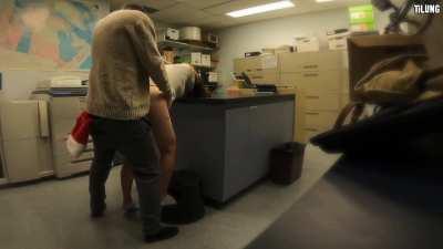 Caught Fucking My Boss in the Storage Room at Office Christmas Party - ArisuAsa
