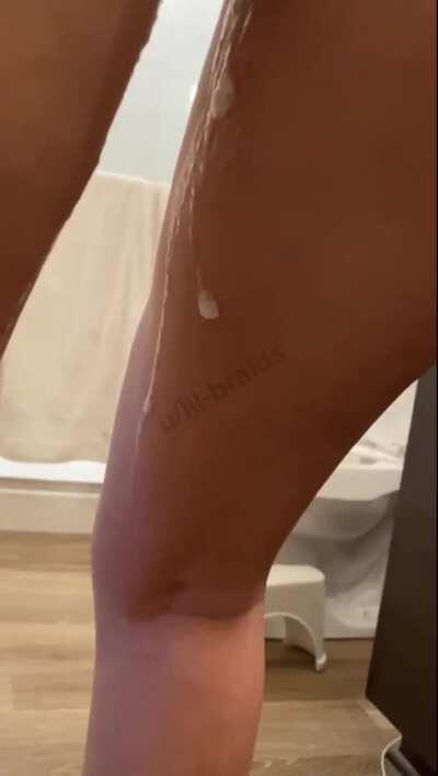 [OC] Dripping out a warm cream pie 🥧 💦