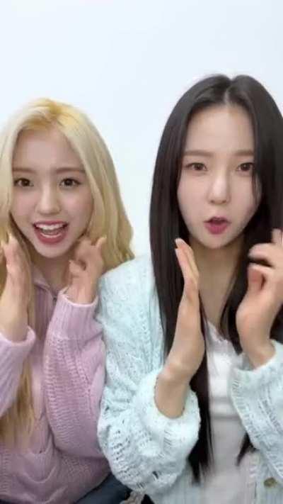 [221220] Yujin & Yeseo TikTok update: ❤ #YuSeo