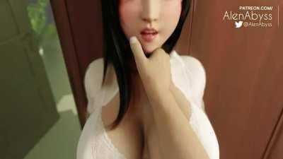 tifa creampied, standing fuck (alenabyss )[final fantasy]