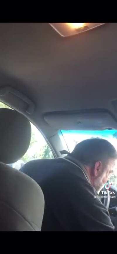 Not getting out of car