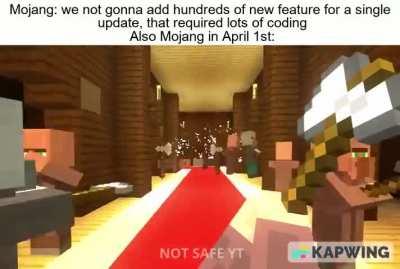 Mojang's peak update :)