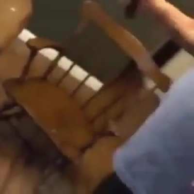 Well, he actually broke it