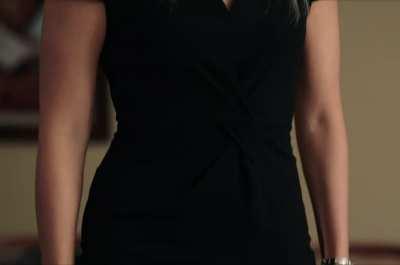 Margot Robbie desperately trying to earn a raise by you, her boss