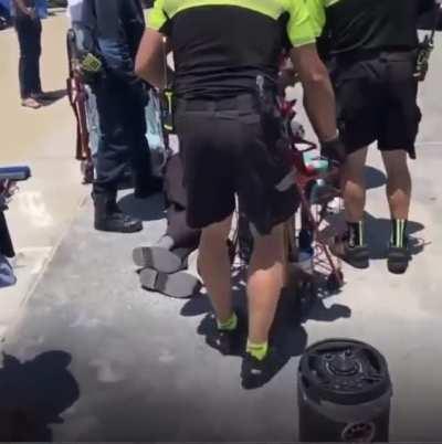 Elderly Street Performer is Sucker Punched at Venice Beach