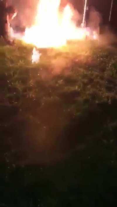 Sometimes Igor, we use gasoline to light our fireworks!