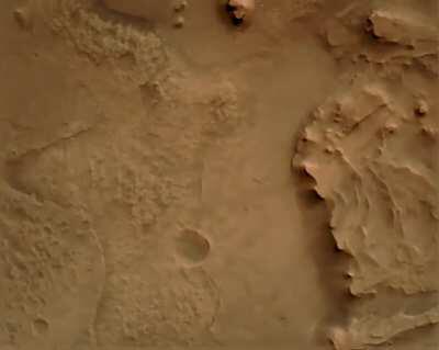 NASA Perseverance Rover descent camera footage of landing on Mars
